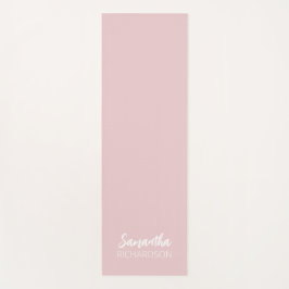 Pink Personalized Monogram Name ヨガマット