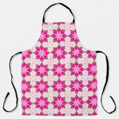 Pink Petal Mosaic pattern エプロン (正面)