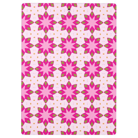 Pink Petal Mosaic pattern クリップボード (裏面)
