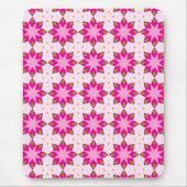 Pink Petal Mosaic pattern マウスパッド (正面)