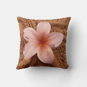 Pink Petal Pillow - Softly Beautiful" クッション (裏面)