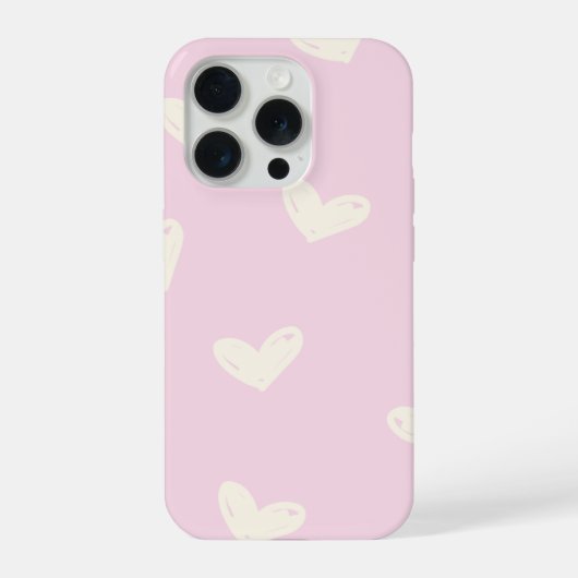 Pink Phone Back Cover iPhoneケース (裏面)