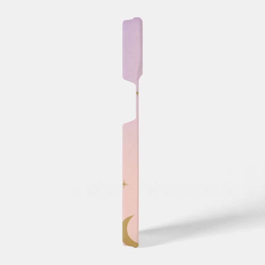 💖 Pink Phone Case with Big Yellow “M” & Stars  iPhoneケース (右側面)