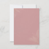 Pink Photo Save the Date Card セーブザデート (裏面)