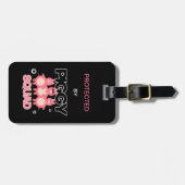 Pink piggy squad ラゲッジタグ (正面横)
