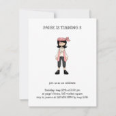 Pink Pirates · Pirate Girl #10 招待状 (正面)