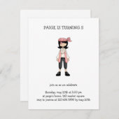 Pink Pirates · Pirate Girl #10 招待状 (正面/裏面)