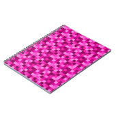 Pink Pixels Cover Notebook  Gamer Pattern Journal ノートブック (左側)