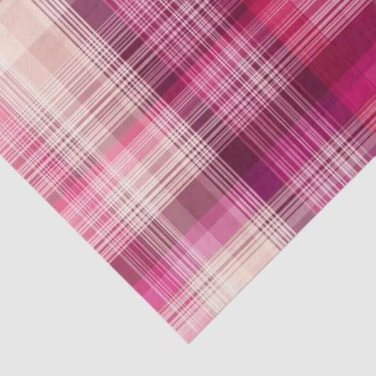Pink plaid 薄葉紙 (詳細)