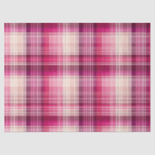 Pink plaid 薄葉紙 (正面)