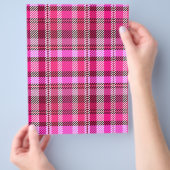 Pink Plaid Bulk Scrapbook Paper Pages チラシ (手)
