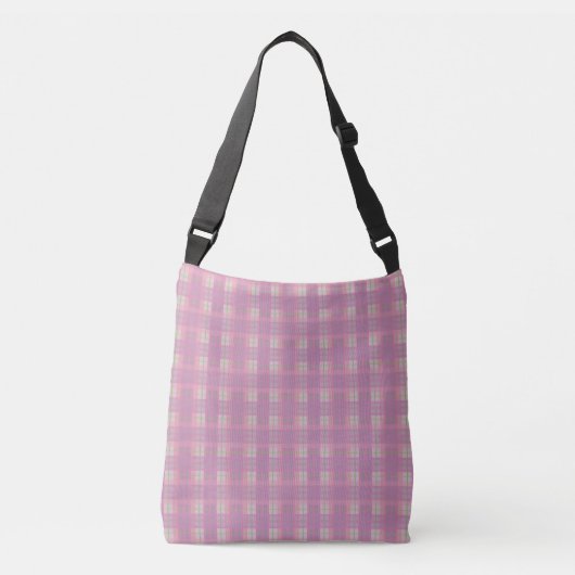 Pink Plaid Crossby Bag クロスボディバッグ (正面)