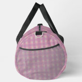 Pink Plaid Duffel Bag, Large ダッフルバッグ (右)