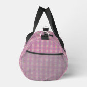 Pink Plaid Duffle Bag, Small ダッフルバッグ (右)