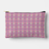 Pink Plaid Pouch アクセサリーポーチ (正面)