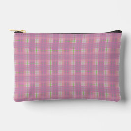 Pink Plaid Pouch アクセサリーポーチ