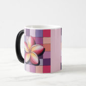 Pink Plumeria Flower Morphing Mug モーフィングマグカップ (正面左)