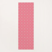 Pink Plus Pattern Yoga Mat ヨガマット (裏面)