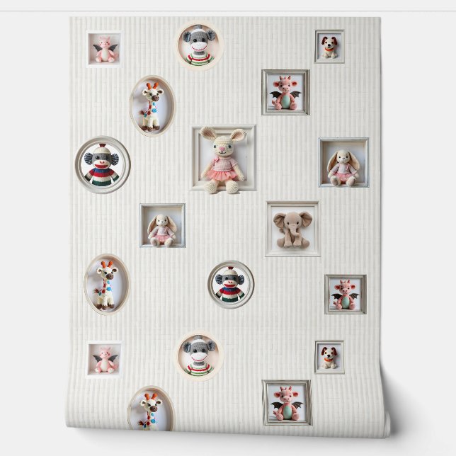 Pink Plushy Pals 壁紙 (ほどく)