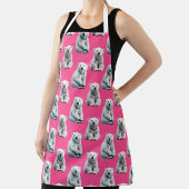 Pink Polar Bear Pattern Design  エプロン
