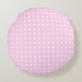 Pink Polka Dot Baby Girl Nursery Throw Pillow ラウンドクッション