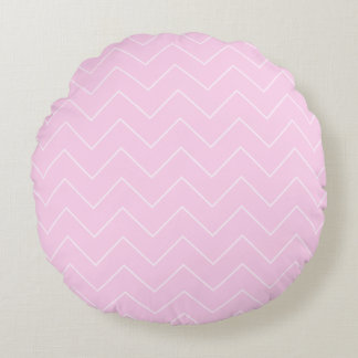 Pink Polka Dot Baby Girl Throw Pillow - Round ラウンドクッション