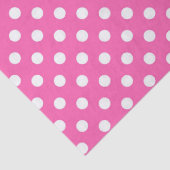 Pink Polka Dot Breast Cancer Awareness Pattern 薄葉紙 (詳細)