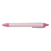 Pink polka dot pen 青ボールペン (ボトム)