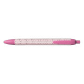 Pink polka dot pen 青ボールペン (裏面)
