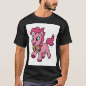 pink pony club sticker tシャツ (正面)