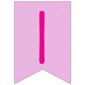 Pink Pony Unicorn Bunting Banner for Baby Shower バンティングフラッグ (第3の旗)