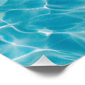 Pink Pool Float - Summer Relaxation Scene ポスター (コーナー)