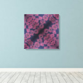 Pink Poppies II Stretched Canvas Print キャンバスプリント (インサイチュ (ウッドフロア))