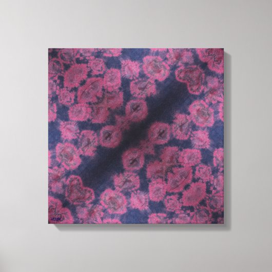 Pink Poppies II Stretched Canvas Print キャンバスプリント (正面)