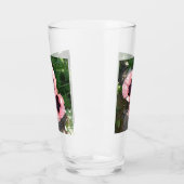 Pink Poppy Flower Glass タンブラーグラス (左)