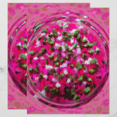 Pink Potpourri Scrapbook Paper 2-Sided Page (正面/裏面)