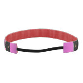 Pink Prancing Posies アスレチックヘッドバンド (裏面)