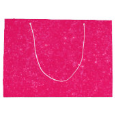 Pink Princess Birthday Gift Bag ラージペーパーバッグ (裏面)