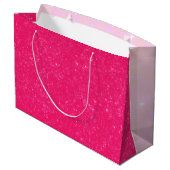 Pink Princess Birthday Gift Bag ラージペーパーバッグ (裏面アングル)