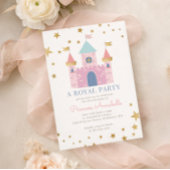 Pink Princess Birthday Party Invitation シーズンカード