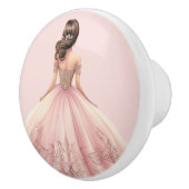 Pink Princess Girl's Girly Ceramic Knob セラミックノブ (右)