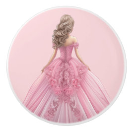 Pink Princess Girl's Girly Ceramic Knob セラミックノブ