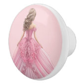 Pink Princess Girl's Girly Ceramic Knob セラミックノブ (右)