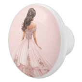 Pink Princess Girl's Girly Ceramic Knob セラミックノブ (右)
