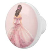 Pink Princess Girl's Girly Ceramic Knob セラミックノブ (右)