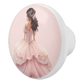 Pink Princess Girl's Girly Ceramic Knob セラミックノブ (右)