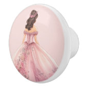 Pink Princess Girl's Girly Ceramic Knob セラミックノブ (右)