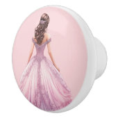 Pink Princess Girl's Girly Ceramic Knob セラミックノブ (右)