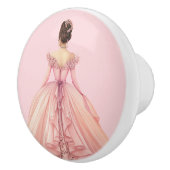 Pink Princess Girl's Girly Ceramic Knob セラミックノブ (右)
