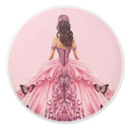 Pink Princess Girl's Girly Ceramic Knob セラミックノブ